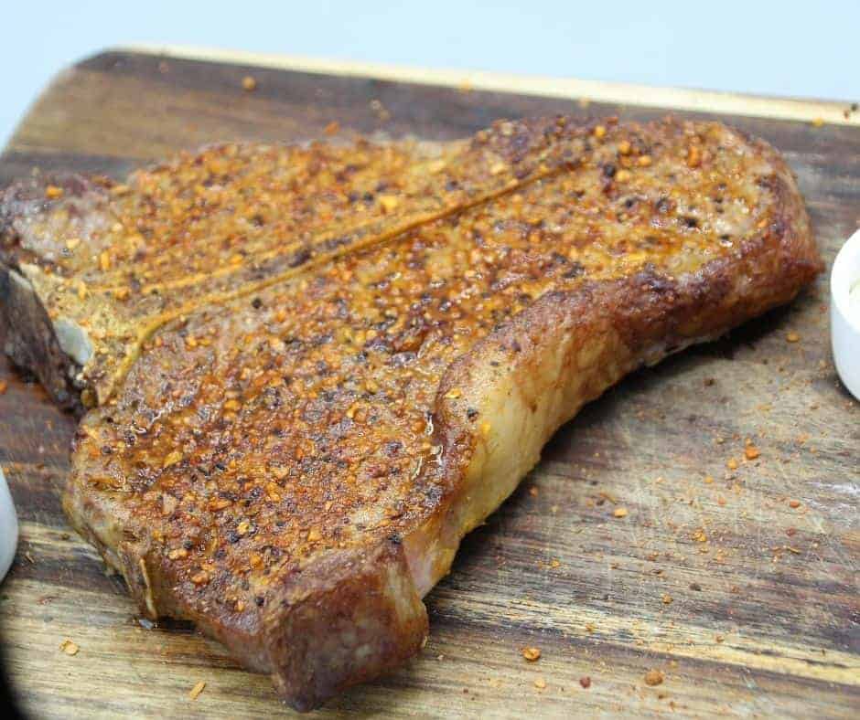 Air Fryer Porterhouse Steak