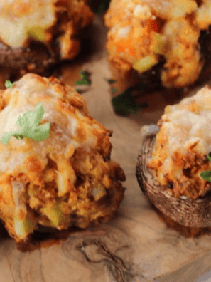 Air Fryer Copycat Red Lobster Stuffed Mushrooms