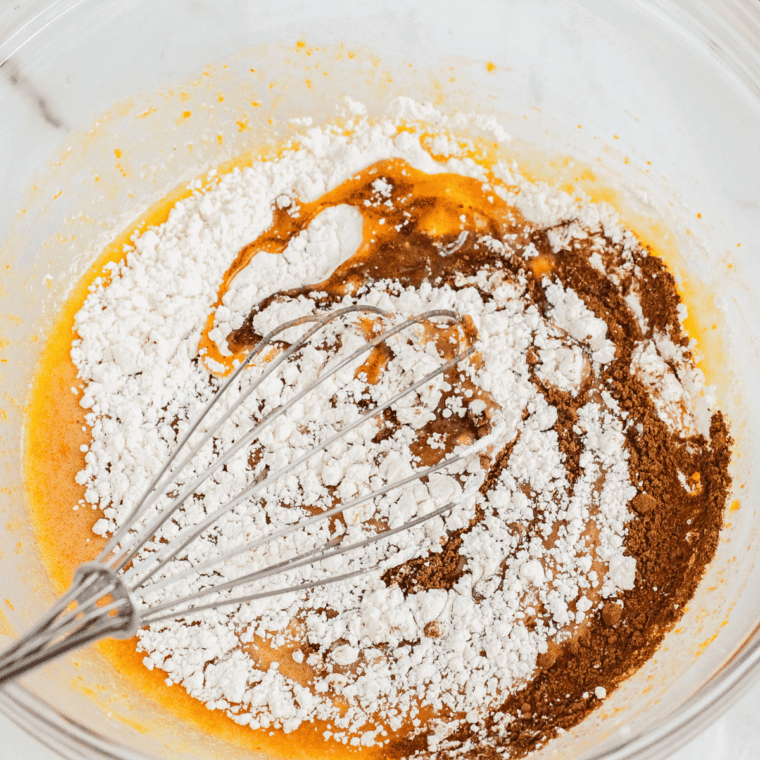 Air Fryer Pumpkin Lava Cake