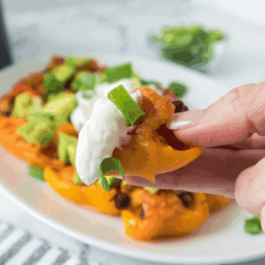 Air Fryer Roasted Mini Peppers