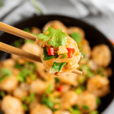 Air Fryer Salt and Pepper Shrimp (Crispy Chinese-Style)
