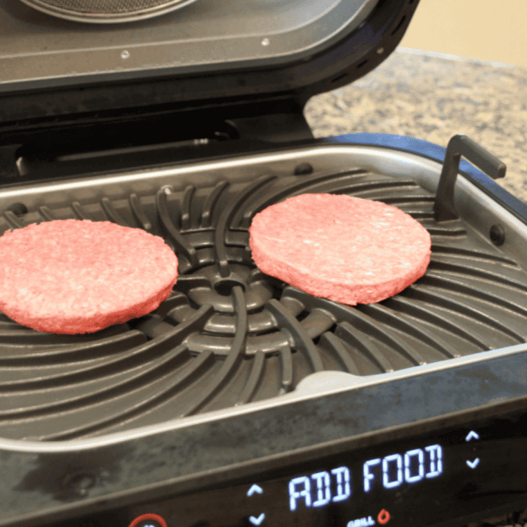 Ninja Foodi Grill Hamburgers