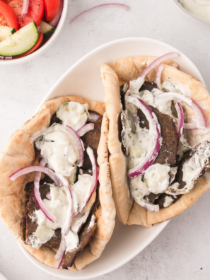 Trader Joe's Gyro Slices in the Air Fryer (Crispy in 6 Minutes)