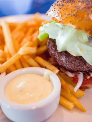 Air Fryer Lamb Burgers