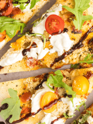 Air Fryer Trader Joe’s Burrata Focaccia