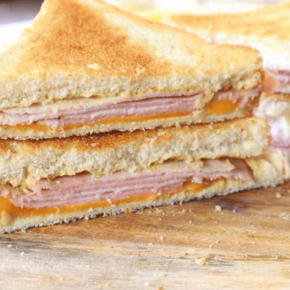 air-fryer-ham-and-cheese-sandwich