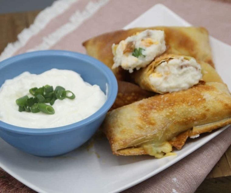 Air Fryer Mashed Potato Egg Rolls