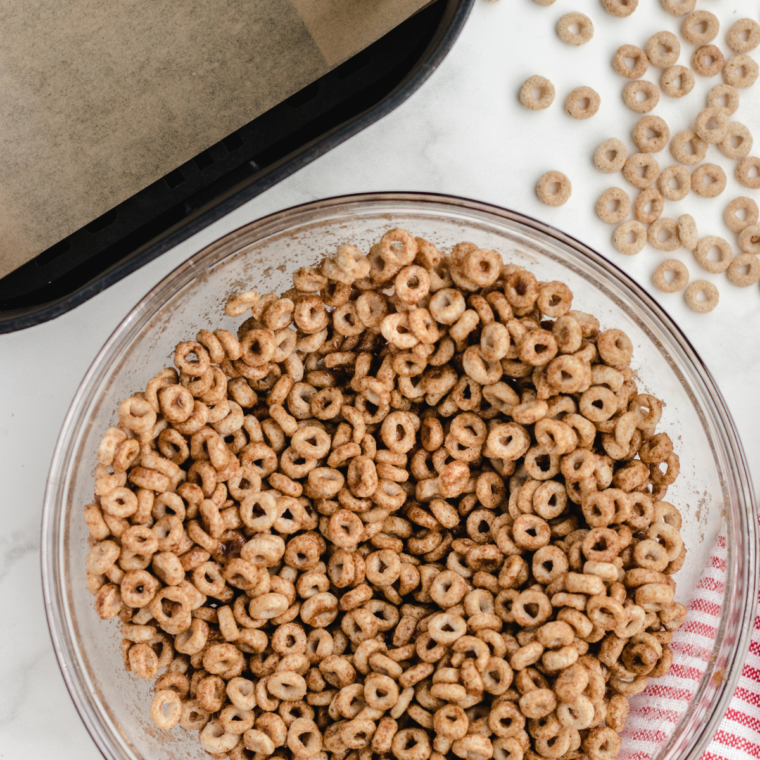 Air Fryer Hot Buttered Cheerios