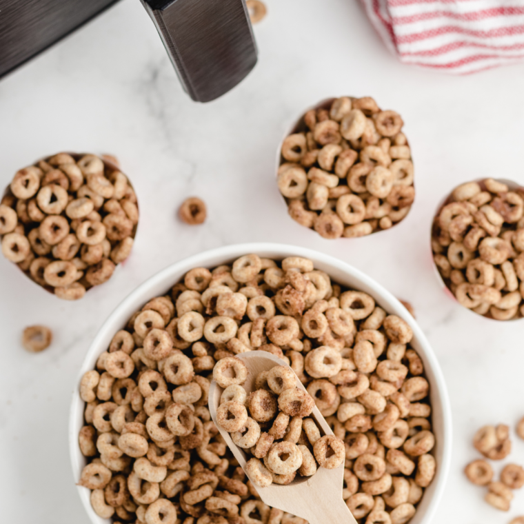 Air Fryer Hot Buttered Cheerios