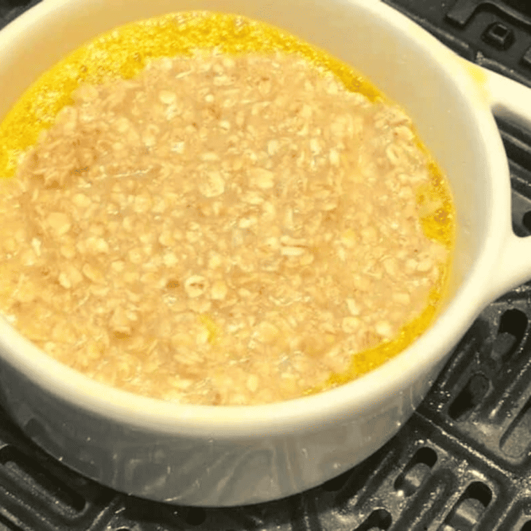 Air Fryer Baked Oatmeal