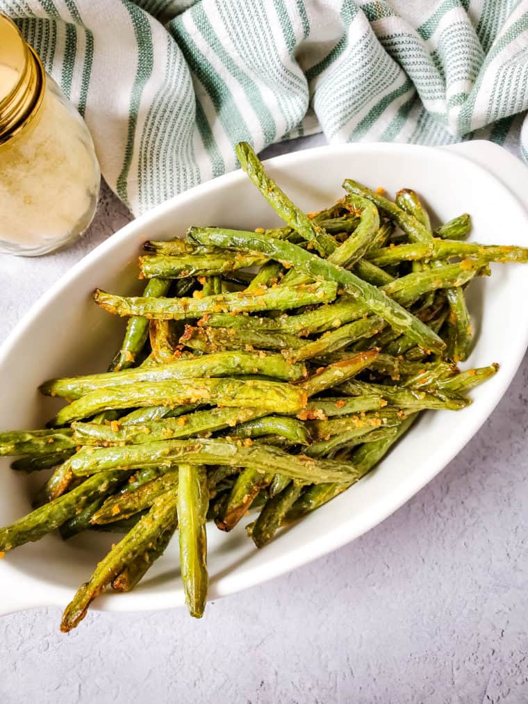 Air Fryer Garlic Parmesan Green Beans