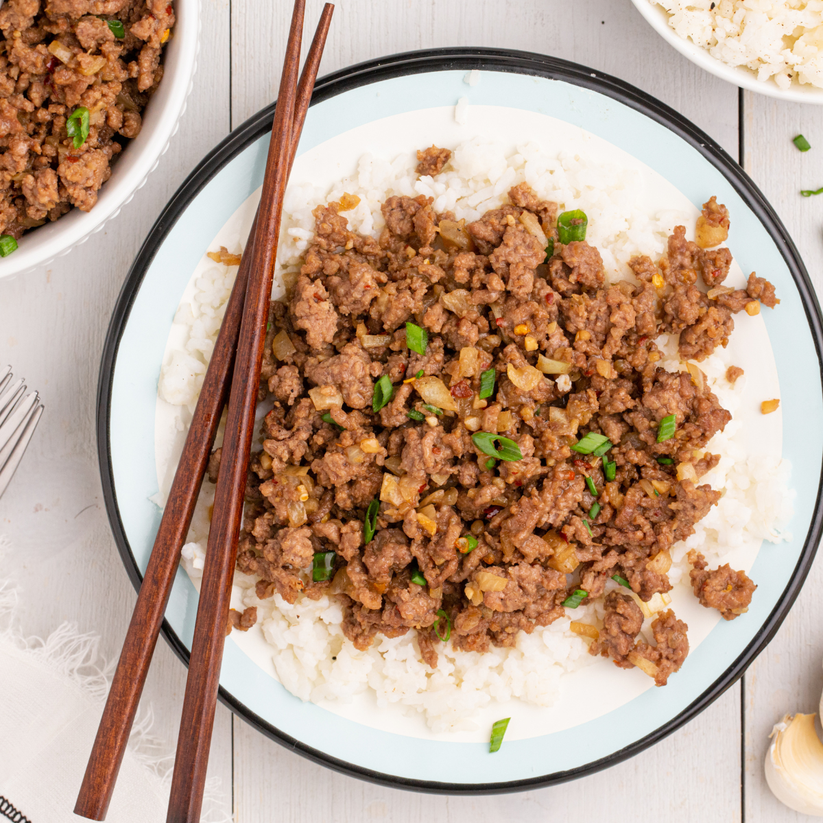 Air Fryer Korean Ground Beef
