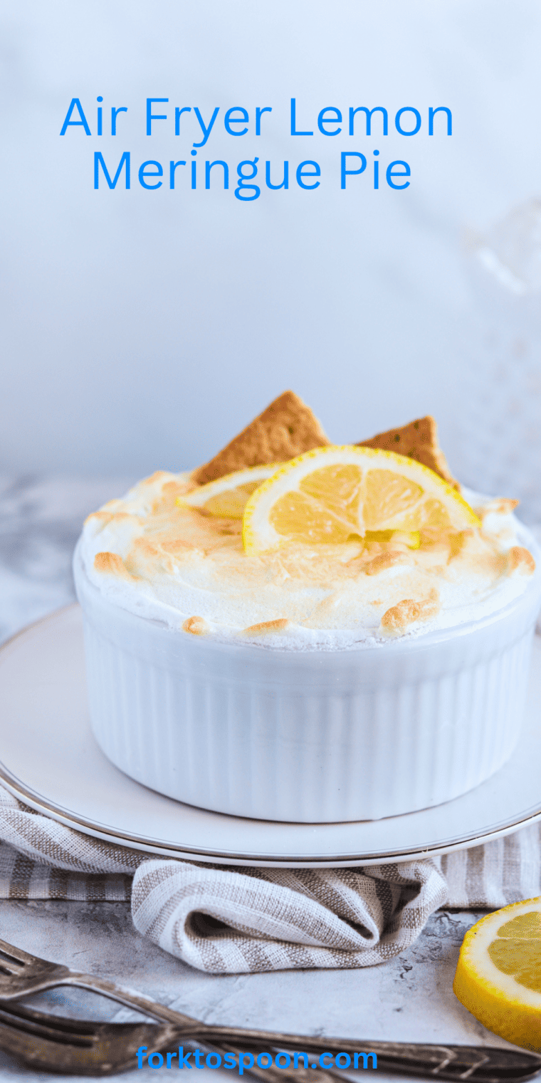 Air Fryer Lemon Meringue Pie