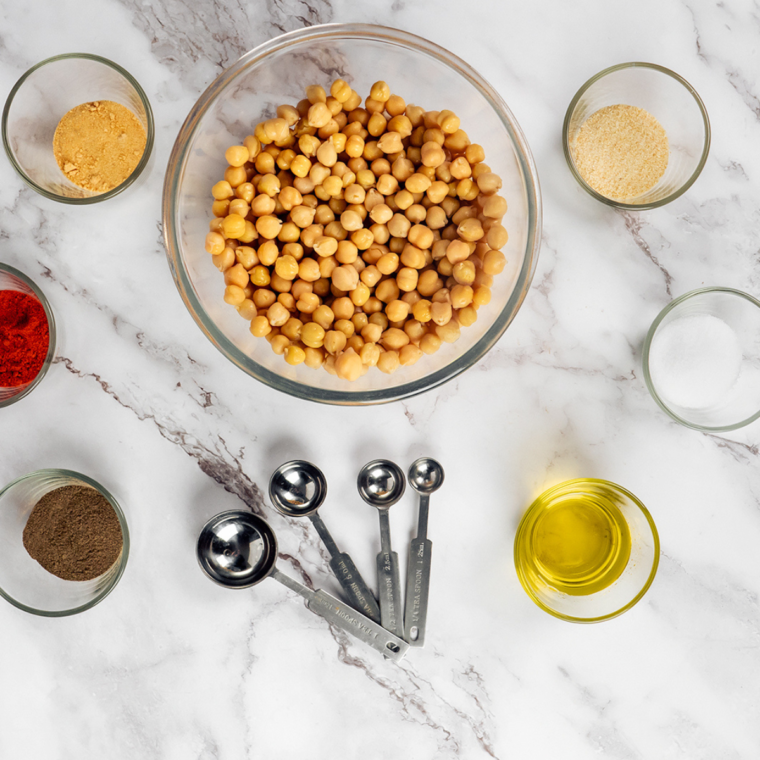 Ingredients Needed For Air Fryer Mediterranean Chickpeas