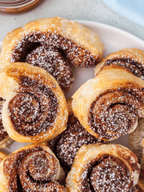 Air Fryer Nutella Scrolls