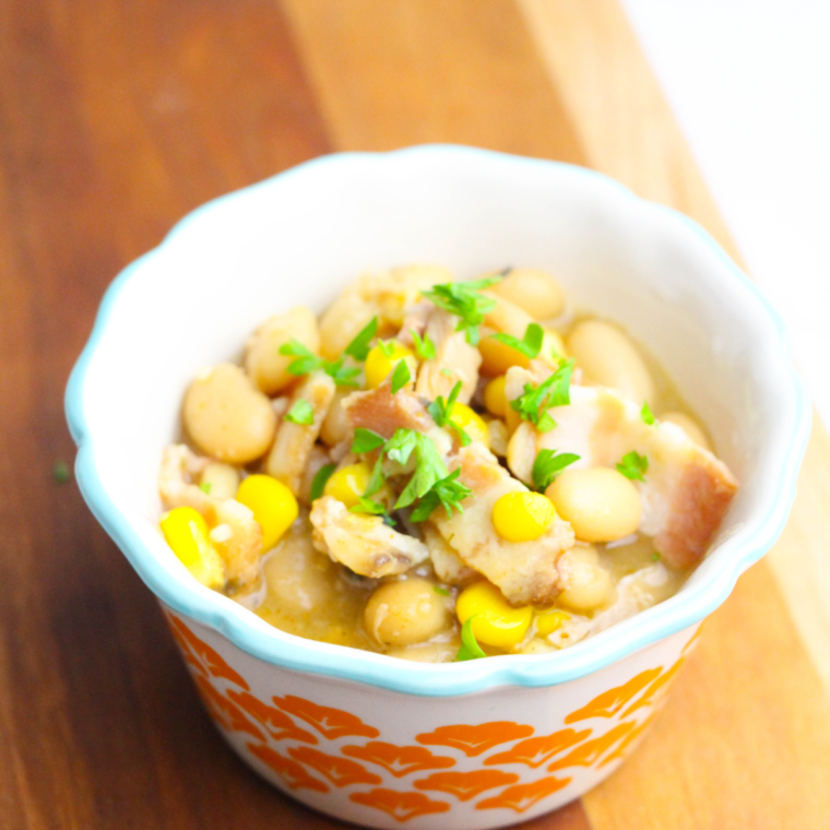 Slow Cooker Turkey White Bean Chili