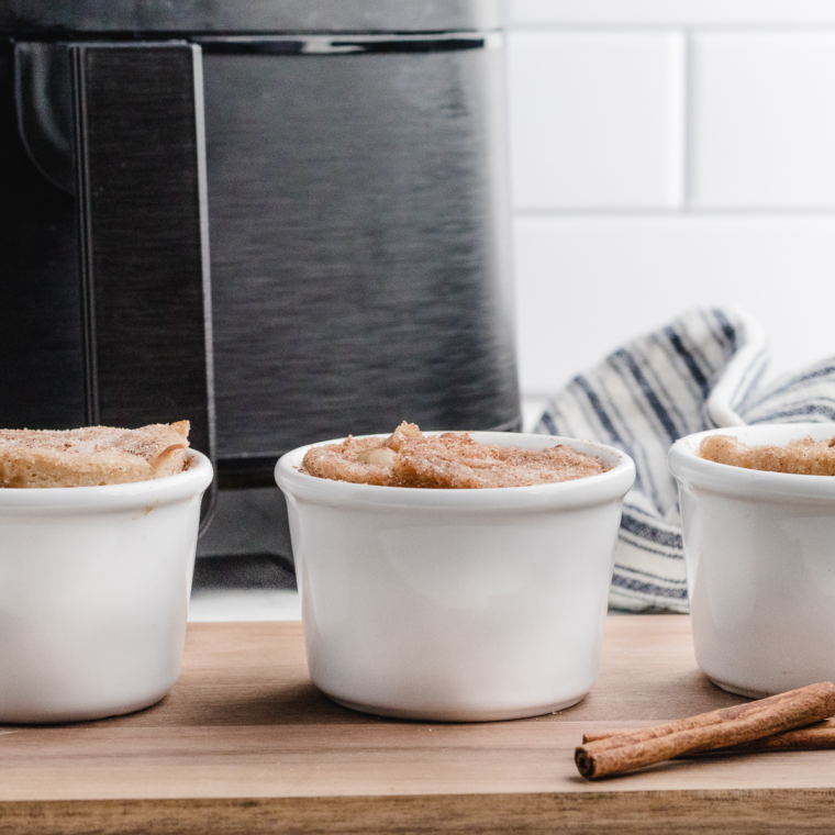 Air Fryer Snickerdoodle Mug Cake