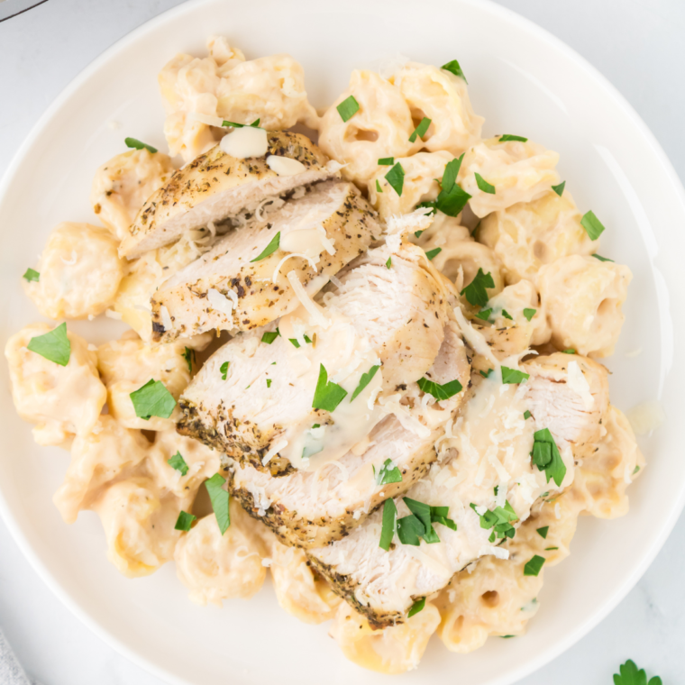 Air Fryer Olive Garden's Asiago Tortelloni Alfredo