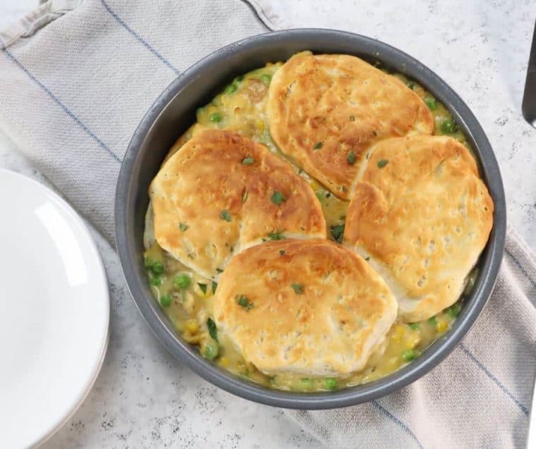 Homemade Chicken Pot Pie In Air Fryer