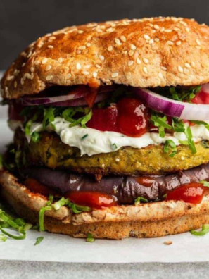 air-fryer-frozen-veggie-burgers