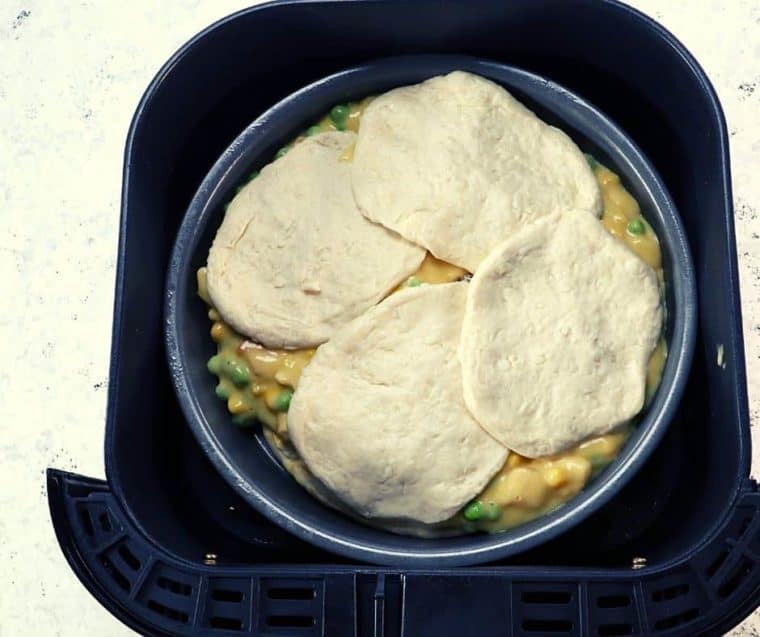 Homemade Chicken Pot Pie In Air Fryer