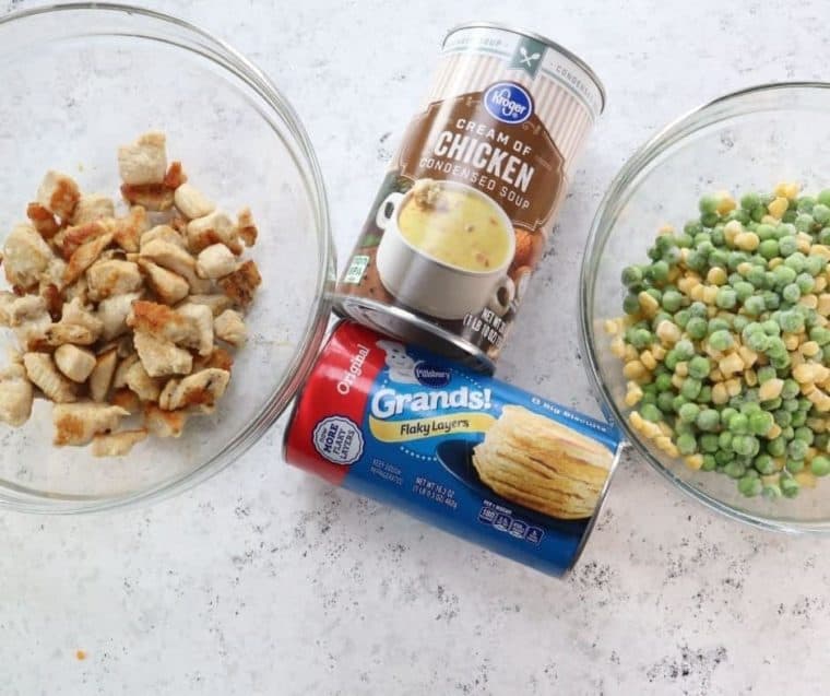 Homemade Chicken Pot Pie In Air Fryer