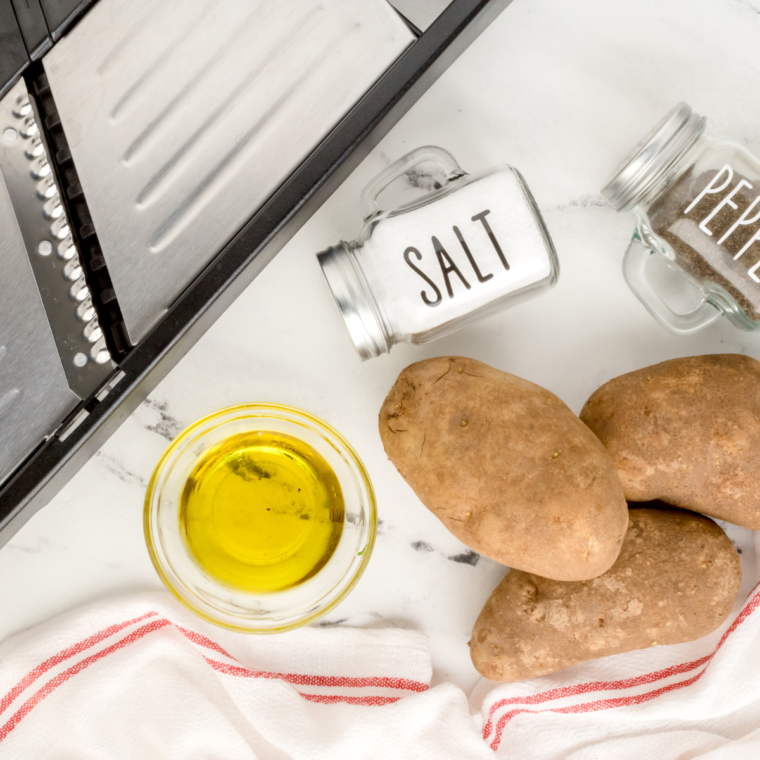 Ingredients Needed Fr Air Fryer Copycat Chick-Fil-A Waffle Fries