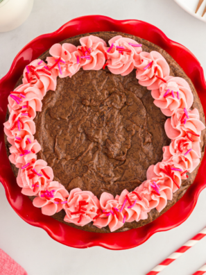 Air Fryer Brownie Pizza