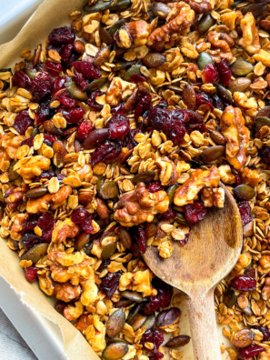 Air Fryer Cranberry Granola