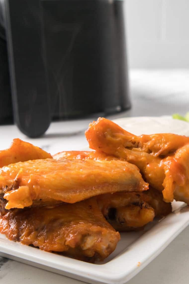 Air Fryer Frozen Chicken Wings-22