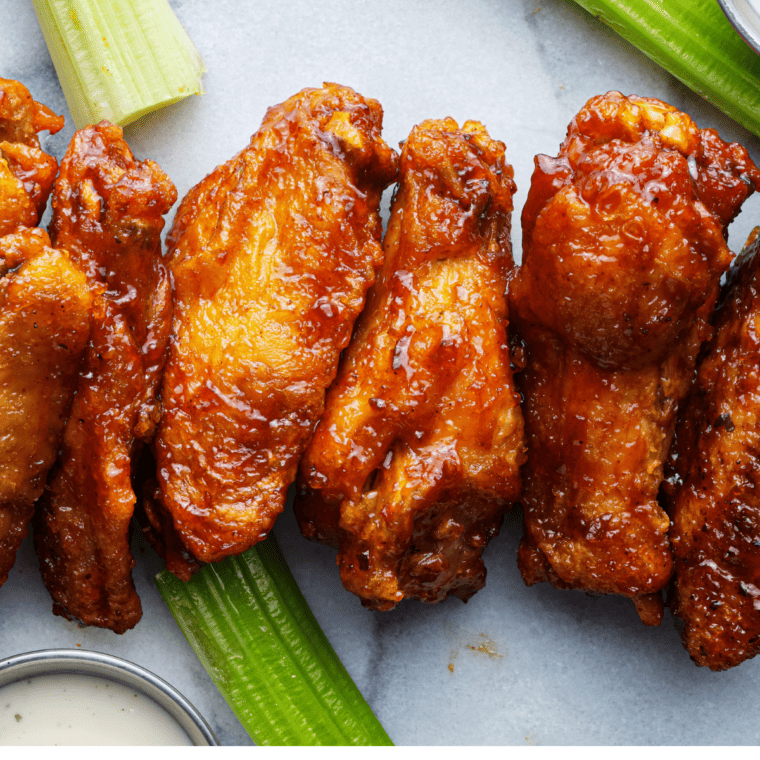 Air Fryer Frozen Chicken Wings (5)