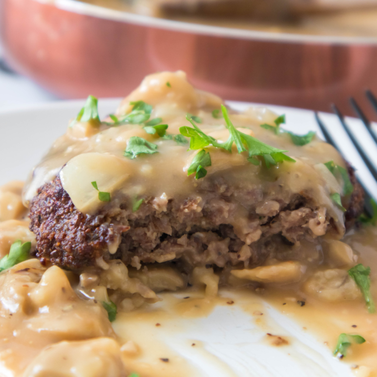 Air Fryer Salisbury Steak (9)