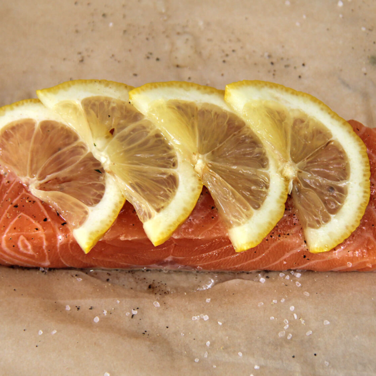 Air Fryer Salmon en Papillote