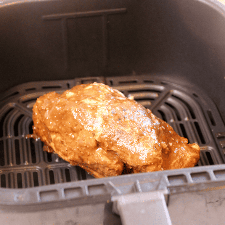 Cooking Trader Joe's Pork Shoulder in the air fryer.