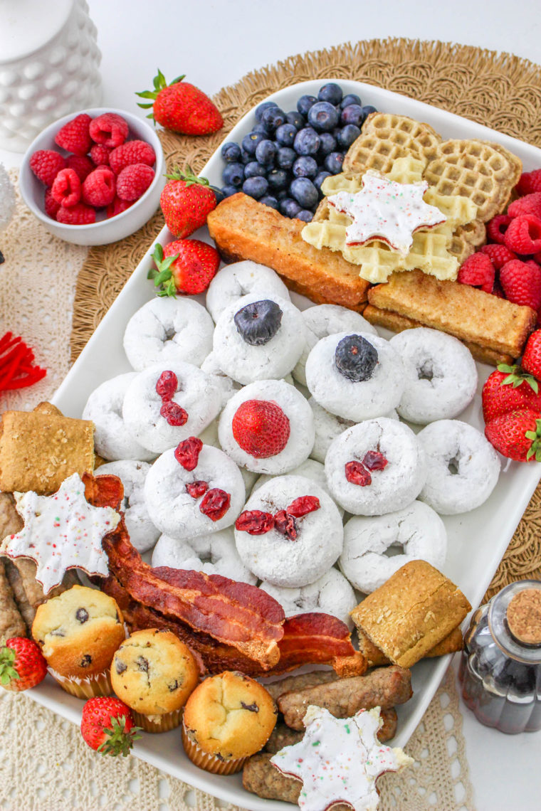 Snowman Charcuterie Board