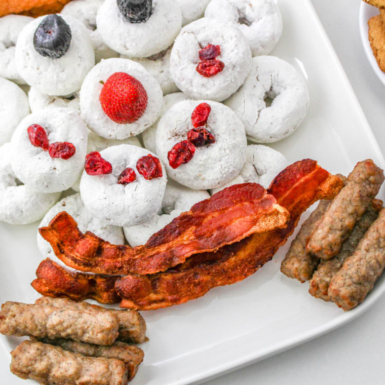 Snowman Charcuterie Board