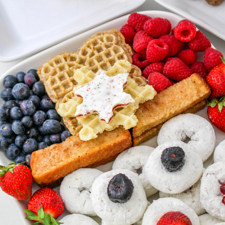 Snowman Charcuterie Board