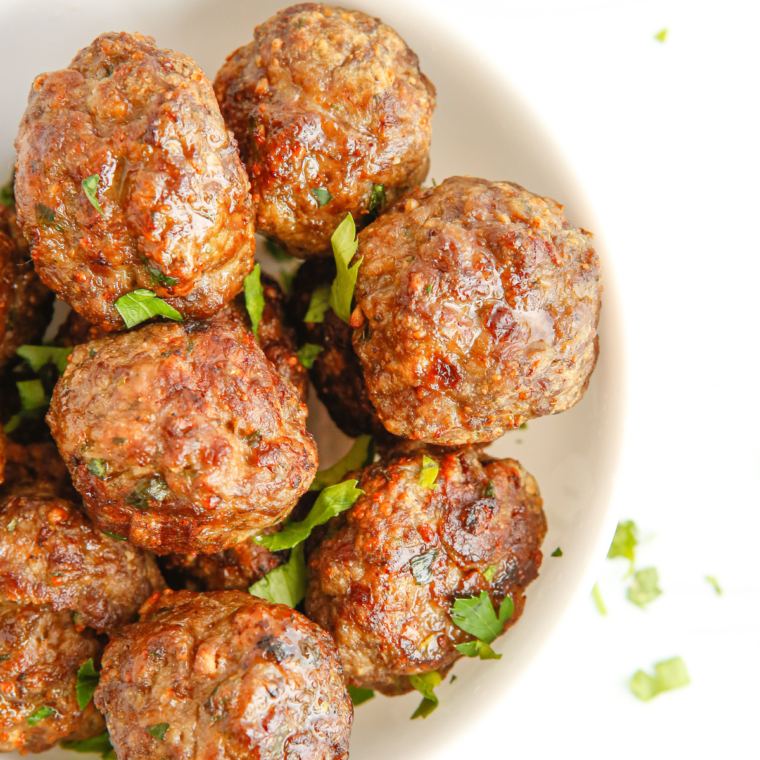 Air Fryer Teriyaki Meatballs