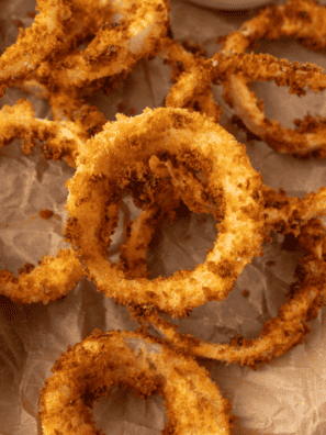 Air Fryer Beer Battered Onion Rings