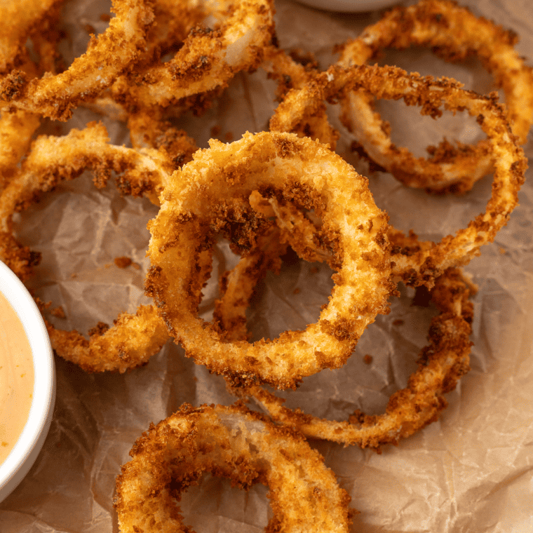 Air Fryer Beer Battered Onion Rings