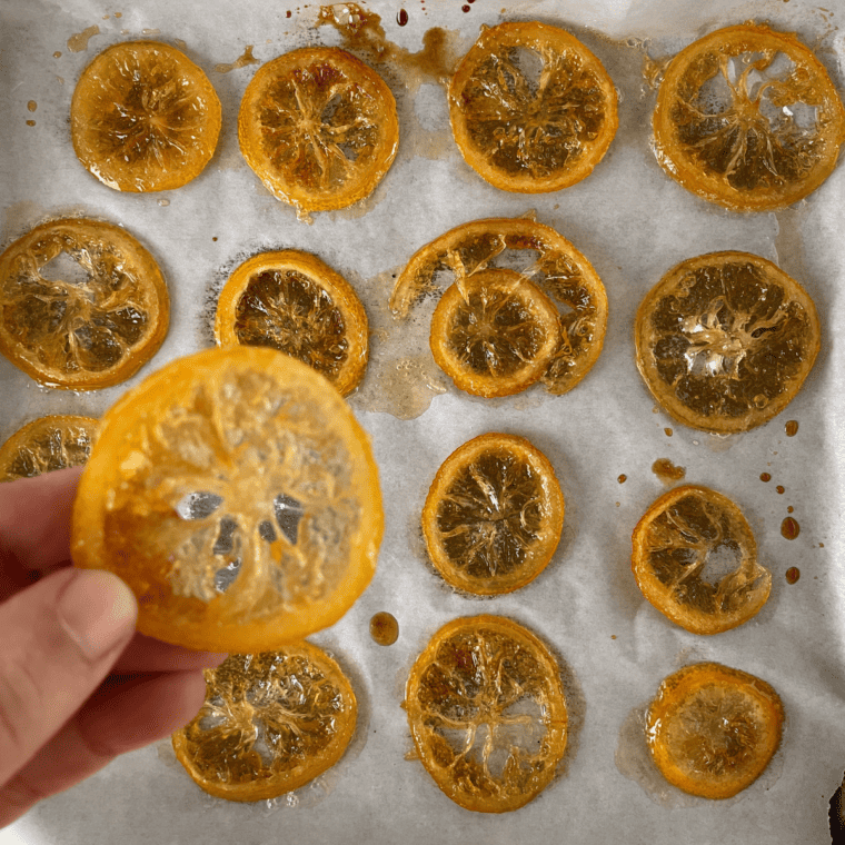 Air Fryer Candied Lemon