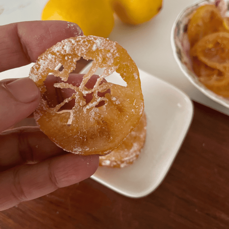 Air Fryer Candied Lemon