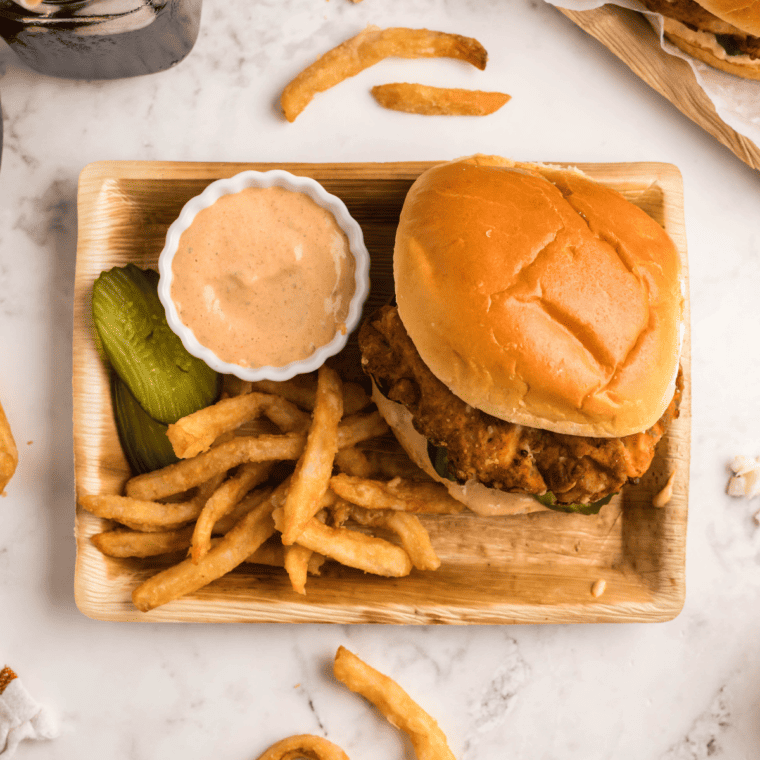 Air Fryer Chicken Sandwich (Chick-fil-A Copycat)