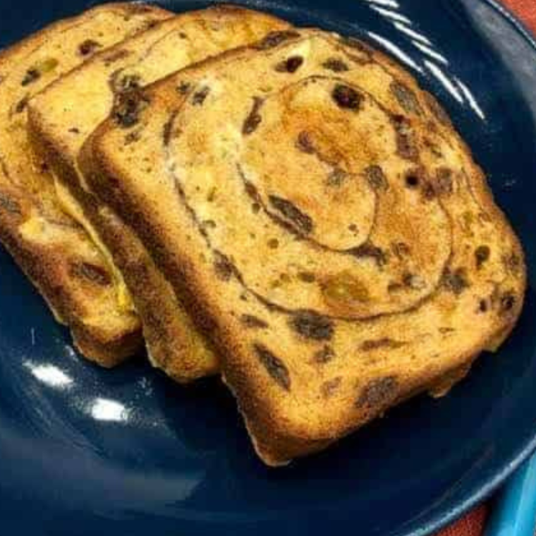 Air Fryer Cinnamon Raisin French Toast