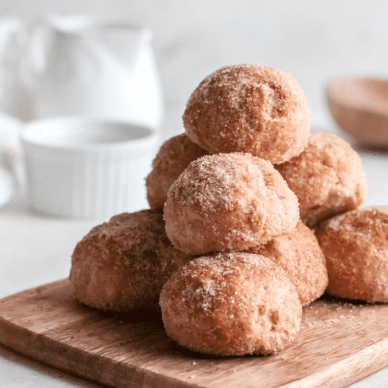 You can make a gluten-free version of these homemade air fryer donut holes.