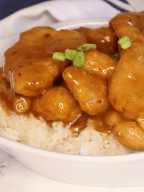 Air Fryer Frozen Sesame Chicken