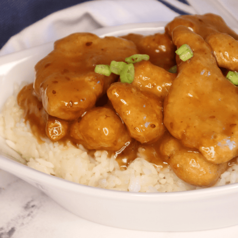 Air Fryer Frozen Orange Chicken