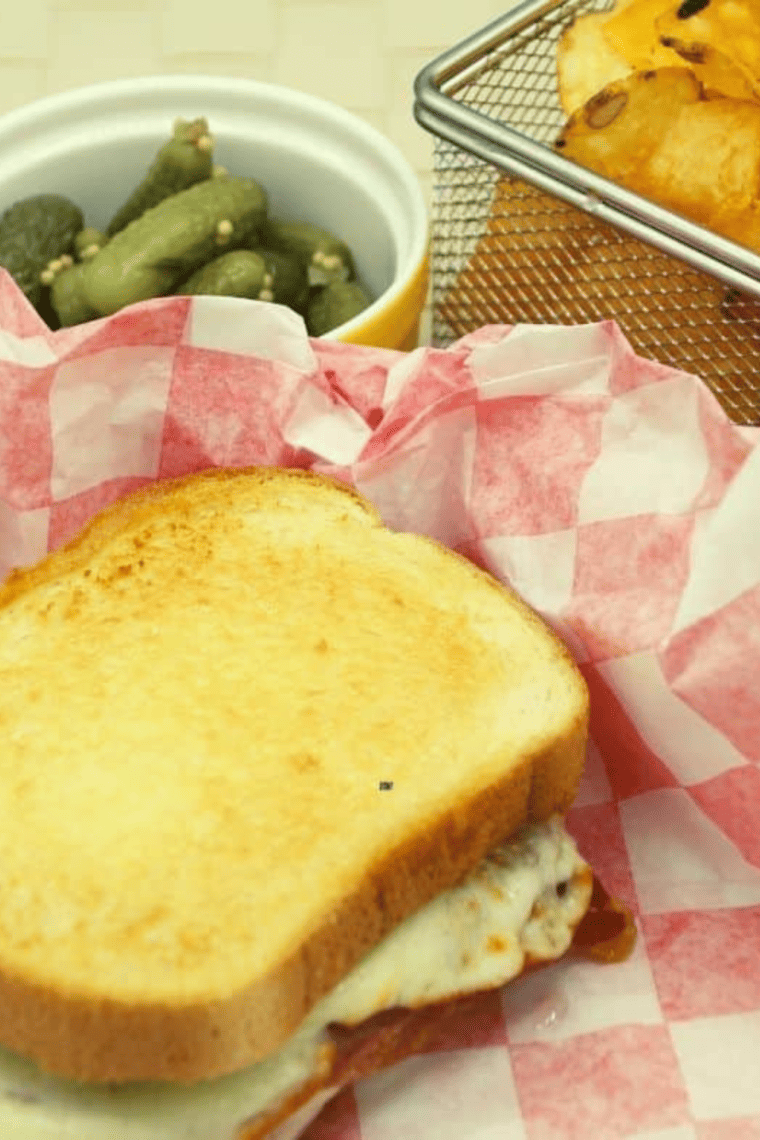 Air Fryer Italian Grilled Cheese Sandwich