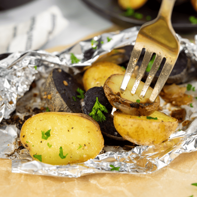 Air Fryer Campfire Roasted Potatoes