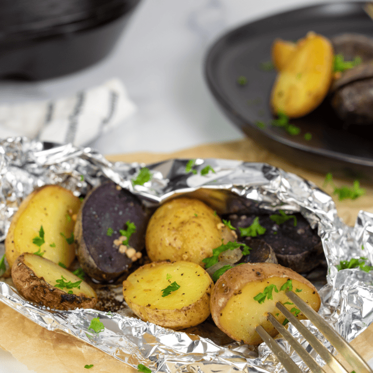 Air Fryer Campfire Roasted Potatoes